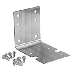 Pentek Big Blue Housing Bracket And Screws, Zinc Plated Carbon Steel