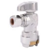 SharkBite 1/2″ QC X 3/8″ Comp Angle Stop, Lead Free Valve -Home Water Filtration System Store 23036 0000LF 1 l