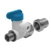 John Guest Angle Stop Adaptor Valve With 1/2″ Male Compression X 3/8″ Female Compression X 1/2″ Or 1/4″ – Lead Free 1 John Guest Angle Stop Adaptor Valve With 1/2″ Male Compression X 3/8″ Female Compression X 1/2″ Or 1/4″ – Lead Free -Home Water Filtration System Store ASVPP5LF 1 l