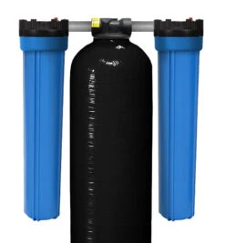 Non-Backwashing Whole House Carbon Water Filter (20″ Housings Sediment Pre & Post Filters & 3/4″ Ports) -Home Water Filtration System Store FT 1.5 GAC 20 2 l