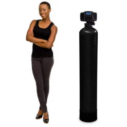 Backwashing Whole House Carbon Water Filter, 6-8 Gallons Per Minute (1.5 Cu. Ft.)