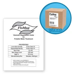 FloMag – Granular Magnesium Oxide Mineral – 1/2 Bag (25 Lbs.)