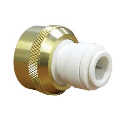John Guest Brass 3/4″ Garden Hose X 3/8″ Tube Female Adaptor