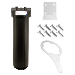 20″ X 4-1/2″ Sediment Filter Housing Kit, Black