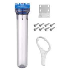 20″ X 2-1/2″ Sediment Filter Housing Kit (Clear)