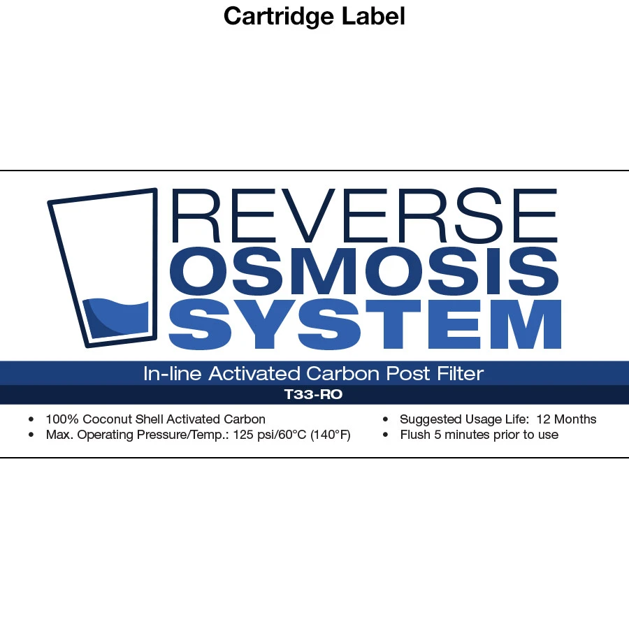 CA Ware T33-RO, RO Post Filter 4 CA Ware T33-RO, RO Post Filter - Image 2