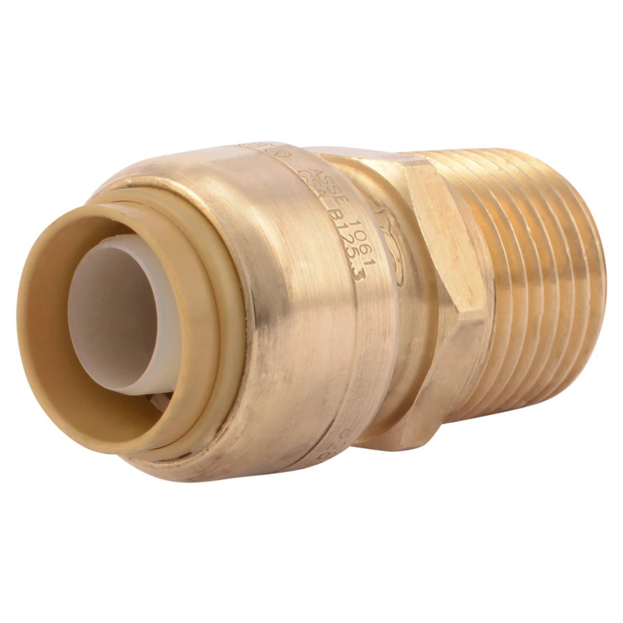 SharkBite 1/2″ X 1/2″ MNPT Straight Male Connector 3 SharkBite 1/2″ X 1/2″ MNPT Straight Male Connector