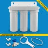 Triple Stage Under-sink Filter System (H2O UCF-03-14-JG) -Home Water Filtration System Store UCF 03 14 JG 1
