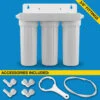 Triple Stage Inline Under-sink Filter System (H2O UCF-03-38-JG) -Home Water Filtration System Store UCF 03 38 JG 1